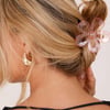 Beach Flower Claw Clip Pink