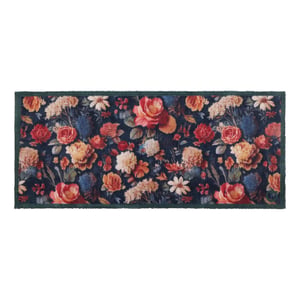 Midnight Blooms Washable Runner - 65x150cm