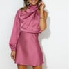 Meet Tonight Dress Rose