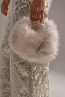 AKIRA Winter Sky Faux Fur Purse