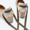 Gava Canvas Espadrille Wedges