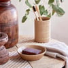 nkuku Kiani Ceramic Soap Dish | Bathroom | One Size | Cream