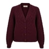 Whitby Cardigan in Plum