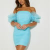 Dream Walker Mini Dress Blue