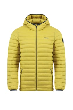 Weird Fish Flete Lightweight Showerproof Padded Hooded Jacket Antique Moss Size 2XL