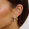 The Only Bow Earrings Gold