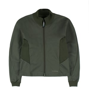 And Wander Womens Back Pile Zip Up Khaki