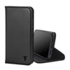 iPhone 11 Leather Case (with stand function) - Black