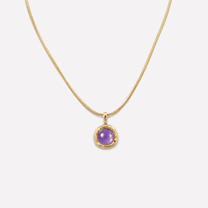 Aeolian Whispers Amethyst Necklace