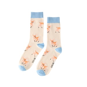 Save the Deer Bamboo Socks | UK Adult 7-11