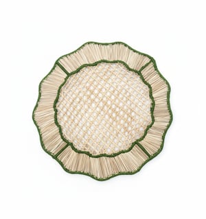 Marell Handwoven Round Iraca Palm Placemat - All-Natural