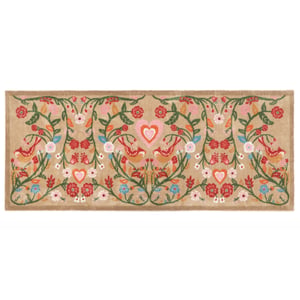 Garden Lovebirds Washable Runner - 65x150cm