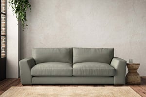 nkuku Guddu Large Sofa | Make To Order | Recycled Cotton Seaspray | No Colour