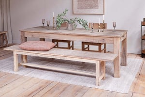 nkuku Fioni Reclaimed Wood Dining Table | Tables | Extra Large | Natural