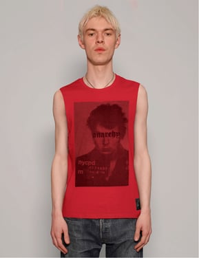 Anarchy' Vest in Red