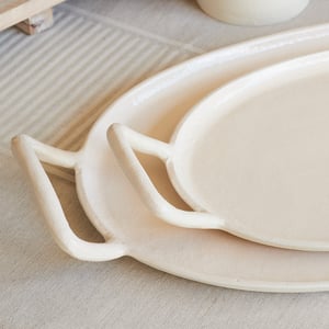 Charlotte Serving Trays, Large and Small