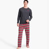 Fair Isle Moose Men's Stretch Cotton Pajama Pants