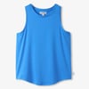 Women's Blue Polyknit Pajama Tank