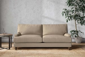 nkuku Marri Large Sofa | Make To Order | Brera Linen Pebble | No Colour