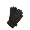 Barbour Highfield Leather Gloves Dark Brown