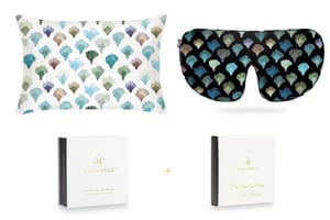 Aqua Fans Pure Silk Sleep Gift Set - Super King Pillowcase