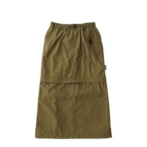 Gramicci Womens Convertible Micro Ripstop Skirt Army Green