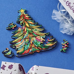 Merry Mosaic Tree - Cracker Extra Difficult