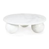 Marlow Large White Marble Plate