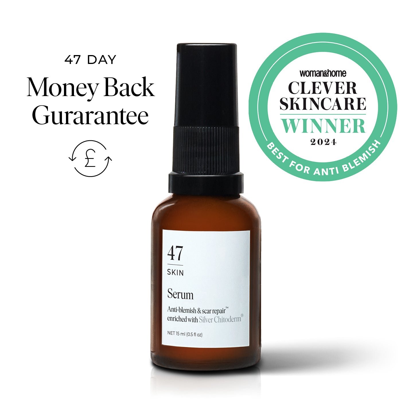#1 Best Seller: Trial Size Anti-Blemish & Scar Repair Serum (15ml – 2 Weeks) - 15 ml