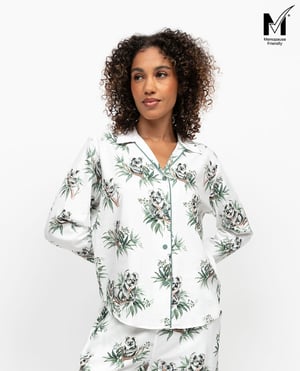 Kallie Womens Koala Print Pyjama Top - 28