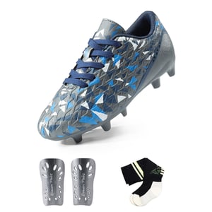 DREAM PAIRS Kids Non Slip TPU Outsole Soccer Shoes