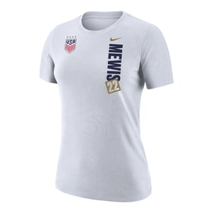 Women's Nike USWNT Vertical Mewis White Tee / XL