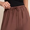 Brown Balloon Cuffed Trousers
