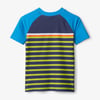 Fish Stripes Short Sleeve Rashguard