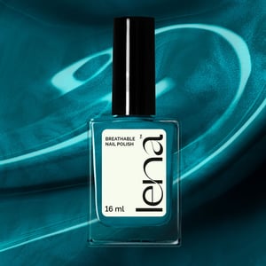 LENA Breathable & Water-Permeable Halal Nail Polish - Toe-tally Teal - LE109