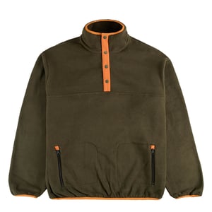 Hikerdelic Drifter Fleece Olive / Orange