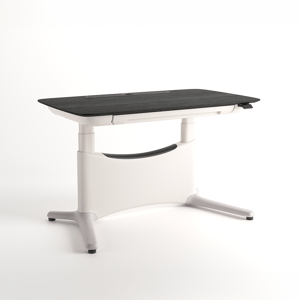 COLAMY LumiDesk All-in-1 Electric Height Adjustable Desk - 47.2"x 27.6"-Pre Order / Black Oak-White / VENEER