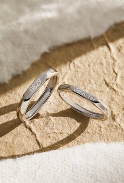 AW Bridal 2 PCS Rings For Gift
