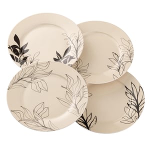 Aynsley Minimal Flora Tea Plates Set of 4- Extra 25% off with LC25