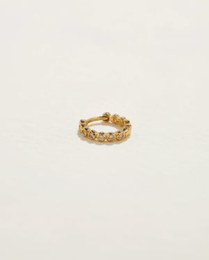 8mm Molten Eternity Huggie