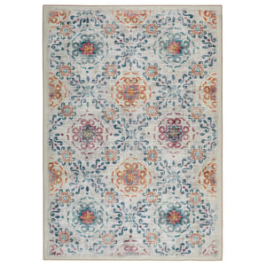Modern Damask Eco-Washable Rug - 185x275cm