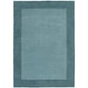 Borders Wool Rug Duck Egg - 80x150cm