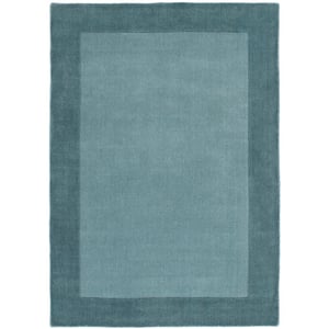 Borders Wool Rug Duck Egg - 200x300