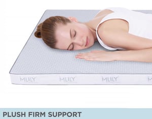 QE Home 2" Gel Memory Foam Topper, White, King