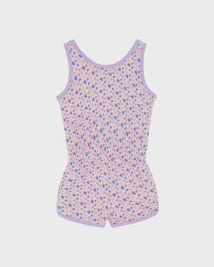 Vilebrequin - Girls Organic Cotton Playsuit Micro Ronde Des Tortues - Com - Girafa - Purple - Size 14