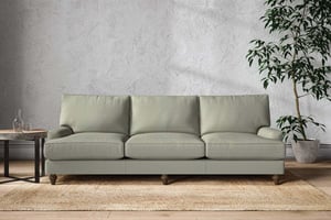 nkuku Marri Sofa | Make To Order | Super Grand | Recycled Cotton Seaspray
