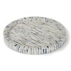 Bone And Indigo Tray Round