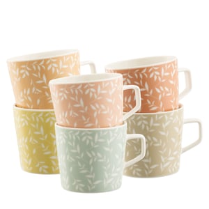 Aynsley White Willow Mugs Set of 6  - Extra 25% off with LC25