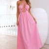 Coastlines Maxi Dress Pink
