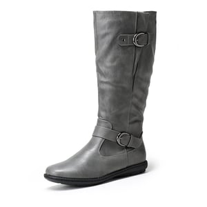 DREAM PAIRS Wide Calf  Knee High Faux Fur Boots